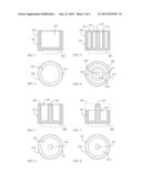 CUP-SHAPED HEAT DISSIPATION MEMBER APPLICABLE IN ELECTRIC-POWERED LIGHT     EMITTING UNIT diagram and image