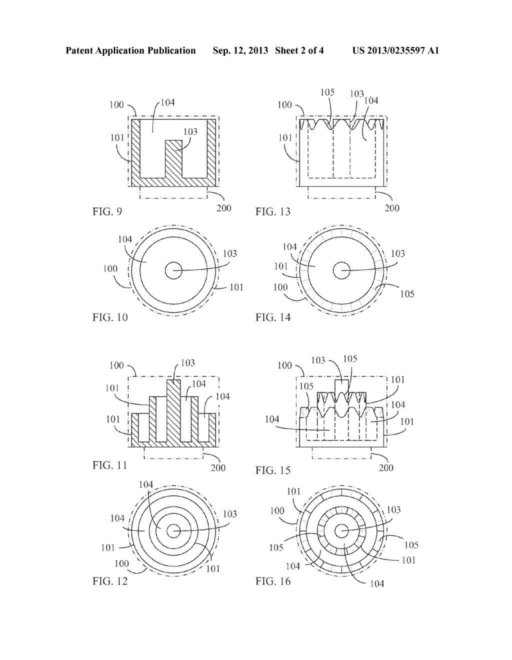 CUP-SHAPED HEAT DISSIPATION MEMBER APPLICABLE IN ELECTRIC-POWERED LIGHT     EMITTING UNIT - diagram, schematic, and image 03