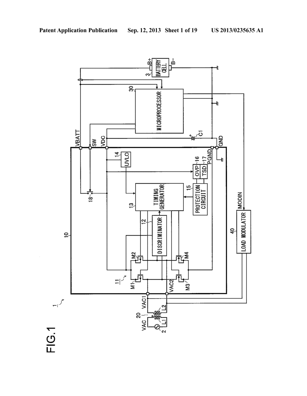 SWITCHING RECTIFIER CIRCUIT AND BATTERY CHARGER USING SAME - diagram, schematic, and image 02