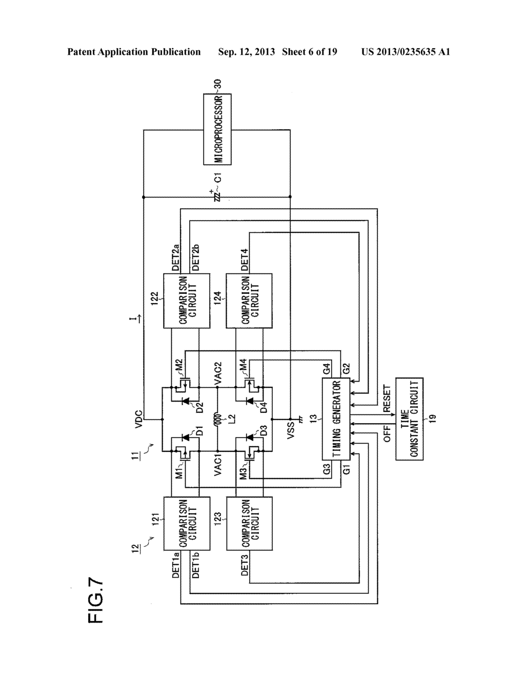 SWITCHING RECTIFIER CIRCUIT AND BATTERY CHARGER USING SAME - diagram, schematic, and image 07