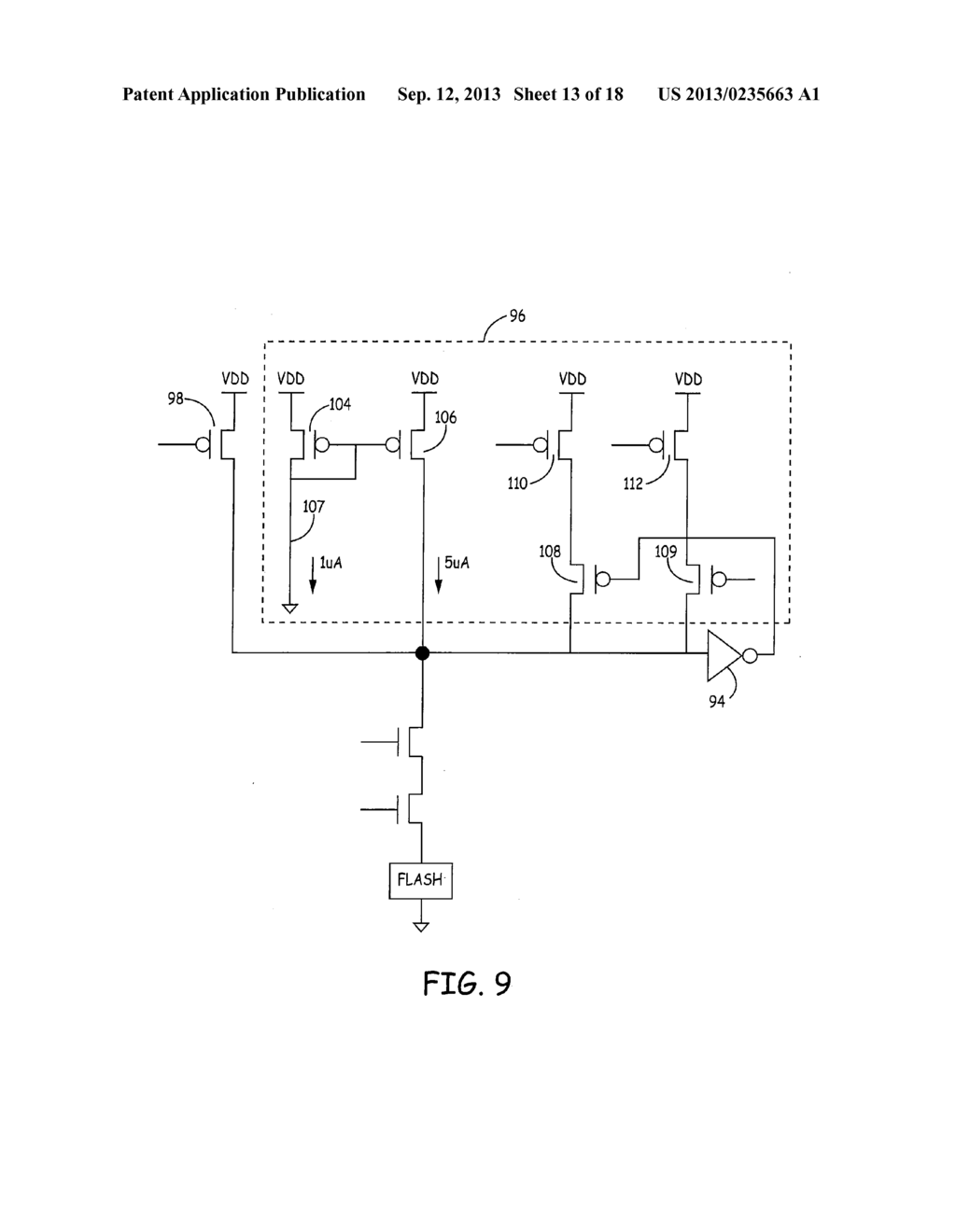 VOLTAGE MODE SENSING FOR LOW POWER FLASH MEMORY - diagram, schematic, and image 14