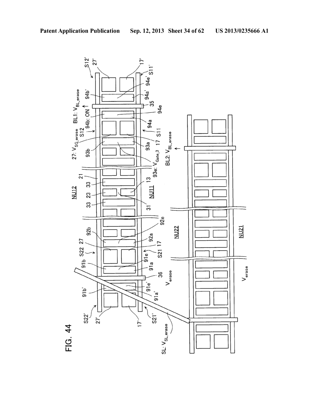 NONVOLATILE SEMICONDUCTOR MEMORY DEVICE AND METHOD FOR MANUFACURING THE     SAME - diagram, schematic, and image 35