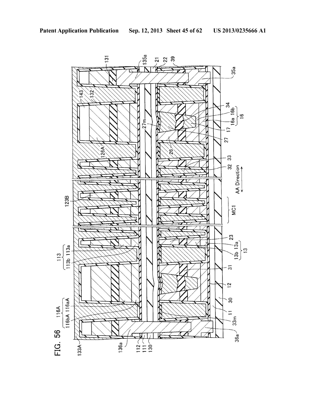 NONVOLATILE SEMICONDUCTOR MEMORY DEVICE AND METHOD FOR MANUFACURING THE     SAME - diagram, schematic, and image 46