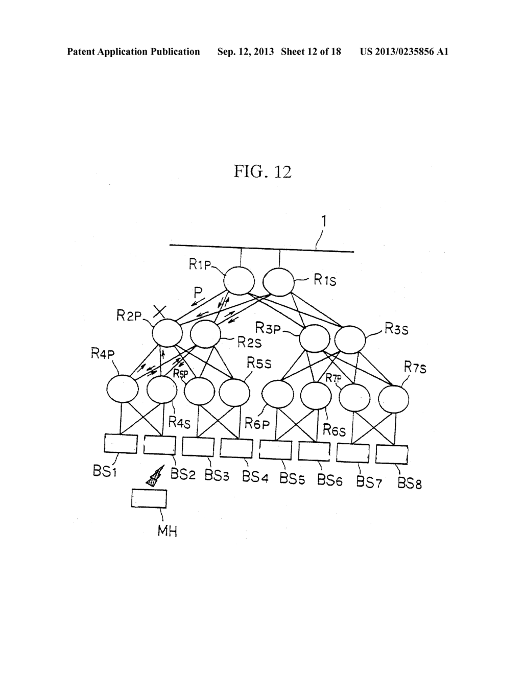 METHOD AND SYSTEM FOR CONTROLLING COMMUNICATION NETWORK AND ROUTER USED IN     THE NETWORK - diagram, schematic, and image 13