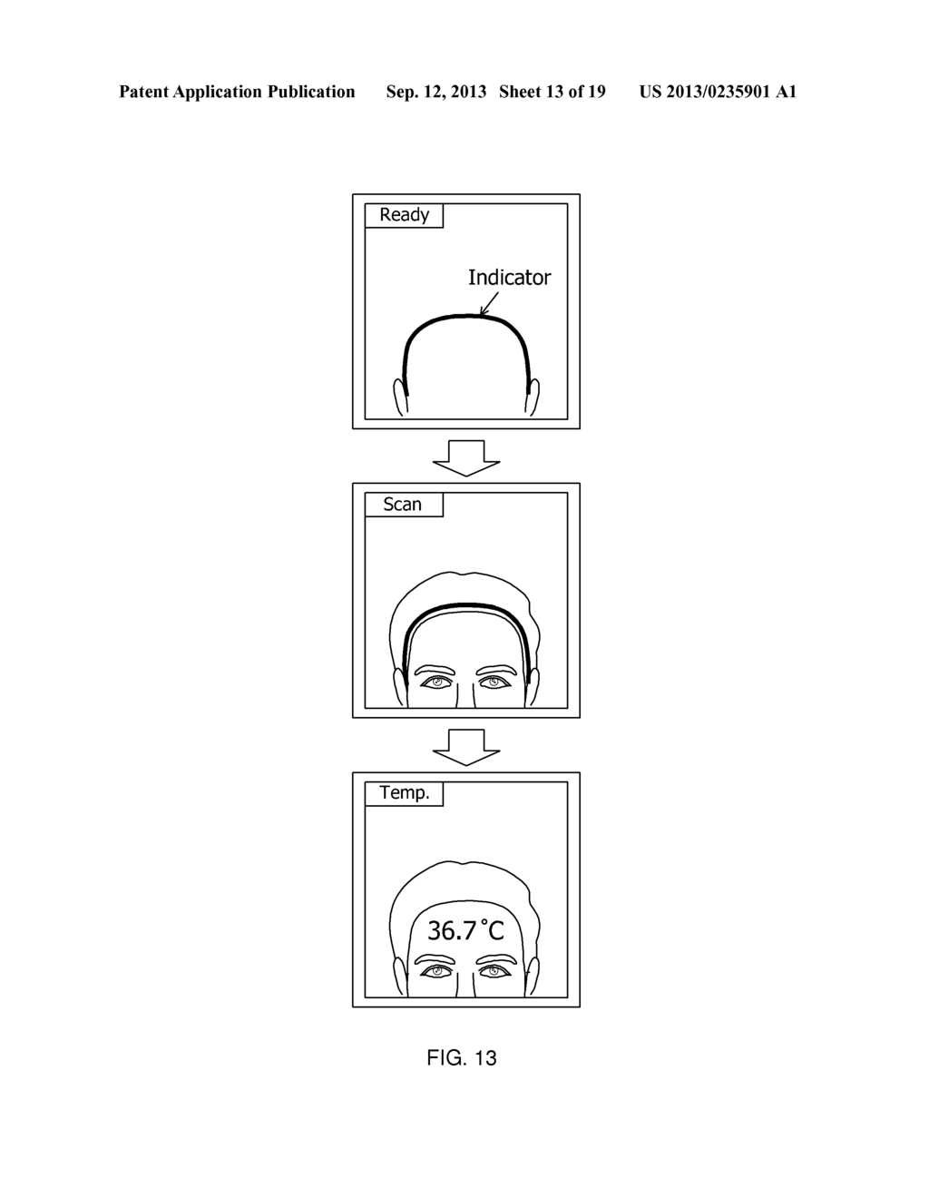 PORTABLE DEVICE FOR MEASURING TEMPERATURE USING INFRARED ARRAY SENSOR - diagram, schematic, and image 14