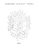 CORRUGATING ROLLER PAIR SUPPORT FRAME diagram and image