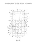 CORRUGATING ROLLER PAIR SUPPORT FRAME diagram and image