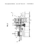 INJECTION STRETCH BLOW MOLDING DEVICE AND MOLDED PART HEATING DEVICE diagram and image