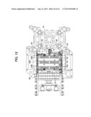 INJECTION STRETCH BLOW MOLDING DEVICE AND MOLDED PART HEATING DEVICE diagram and image