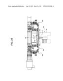 INJECTION STRETCH BLOW MOLDING DEVICE AND MOLDED PART HEATING DEVICE diagram and image