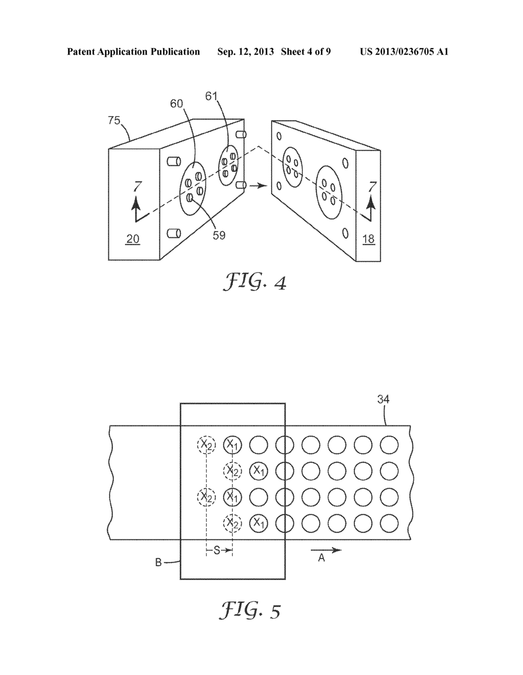 Web With Molded Articles On Both Sides - diagram, schematic, and image 05