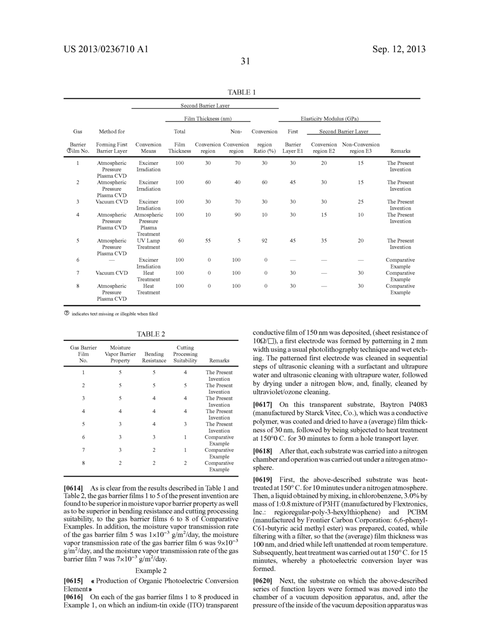 GAS-BARRIER FILM, METHOD FOR PRODUCING GAS-BARRIER FILM, AND ELECTRONIC     DEVICE - diagram, schematic, and image 35