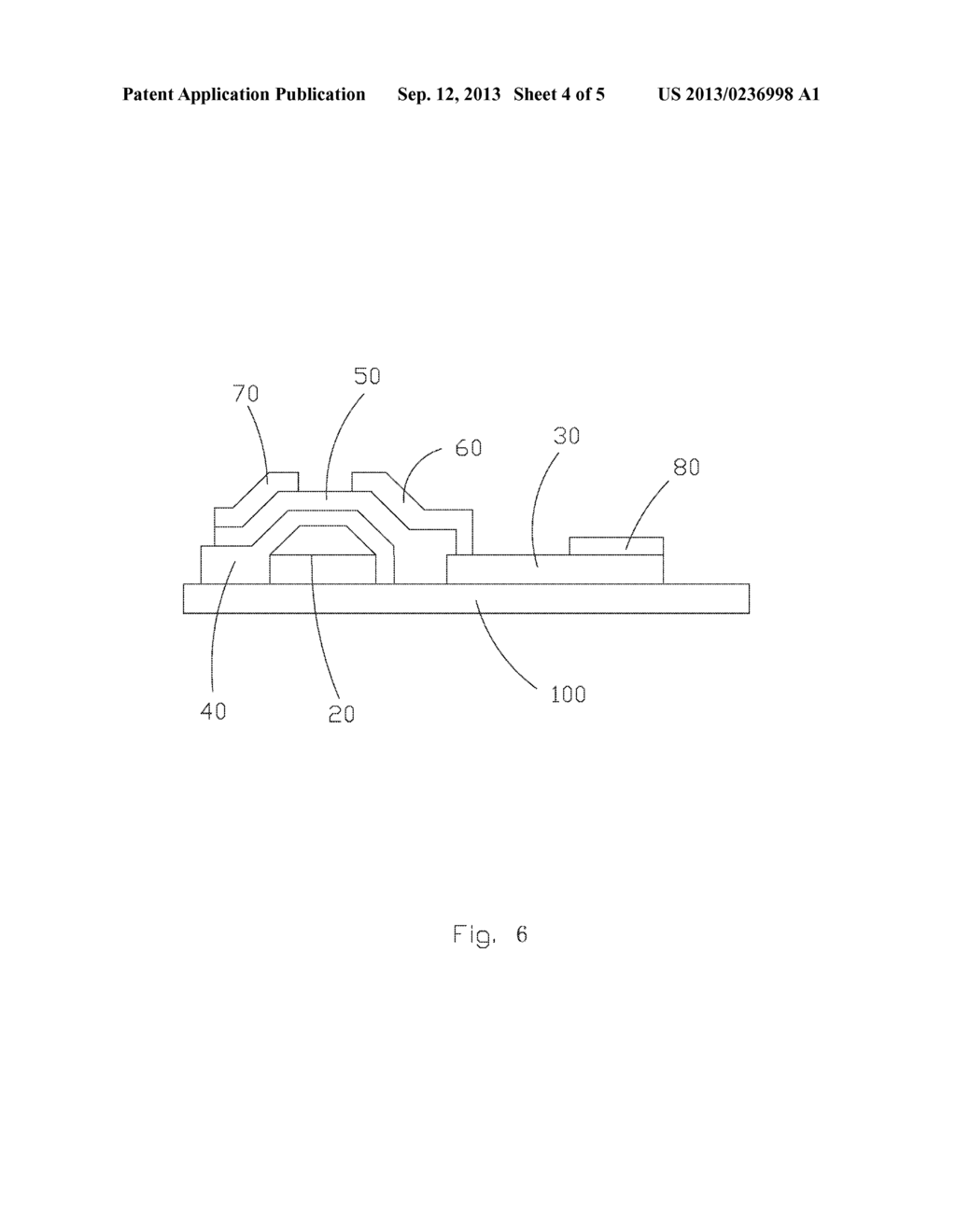 Method for Manufacturing Array Substrate of Transflective Liquid Crystal     Display - diagram, schematic, and image 05