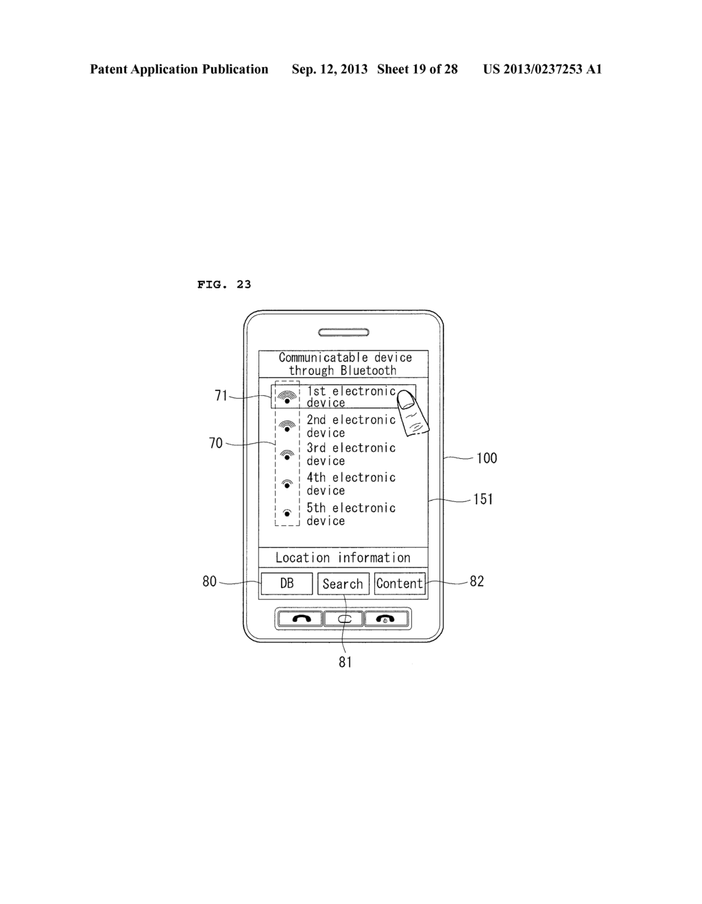 MOBILE TERMINAL AND METHOD OF TRANSFERRING OR RECEIVING DATA USING THE     SAME - diagram, schematic, and image 20