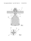 CENTRIFUGE COMPRISING VISUAL AND/OR TACTILE INDICATOR FOR INDICATING THE     ACCURATE MOUNTING OF THE ROTOR ON THE DRIVE SHAFT, AND CORRESPONDING     ROTOR diagram and image