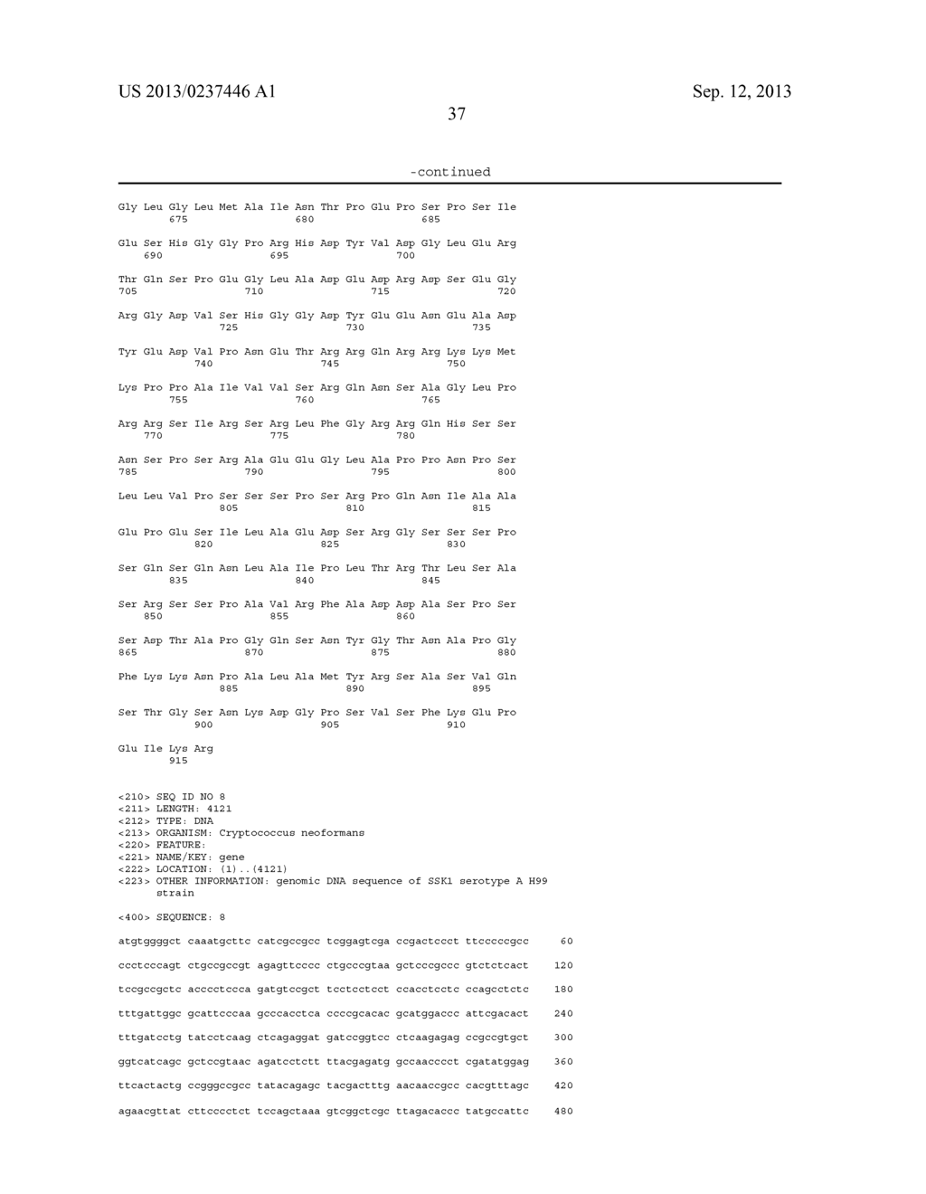 Use of the Genes in the Hog, Ras and cAMP Pathway for Treatment Of Fungal     Infection - diagram, schematic, and image 48