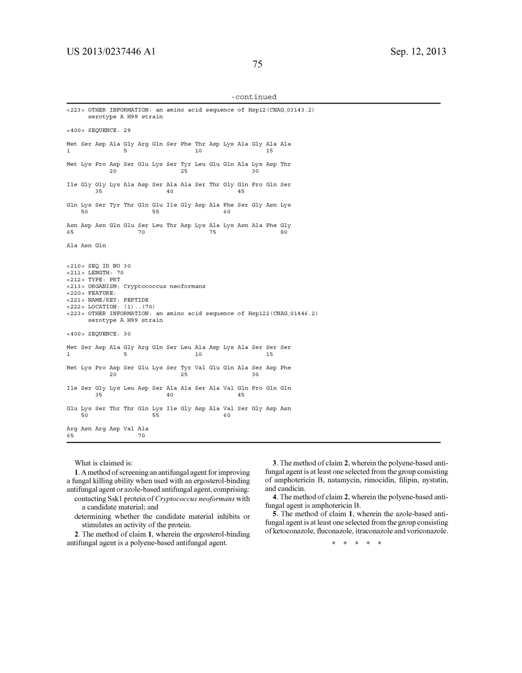 Use of the Genes in the Hog, Ras and cAMP Pathway for Treatment Of Fungal     Infection - diagram, schematic, and image 86