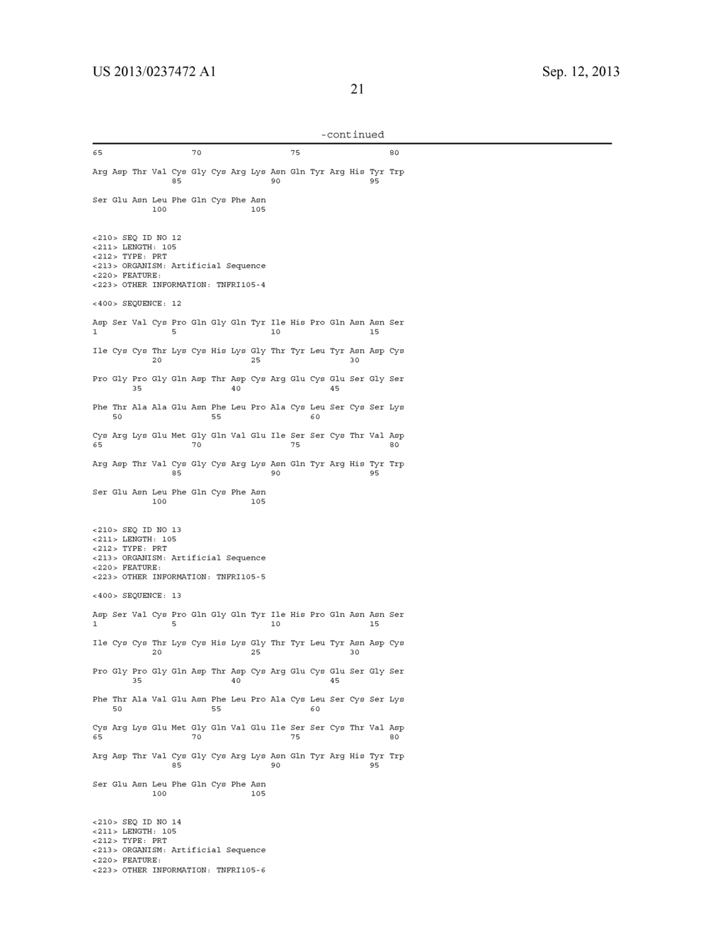 MODIFIED HUMAN TUMOR NECROSIS FACTOR RECEPTOR-I POLYPEPTIDE OR FRAGMENT     THEREOF, AND METHOD FOR PREPARING SAME - diagram, schematic, and image 30