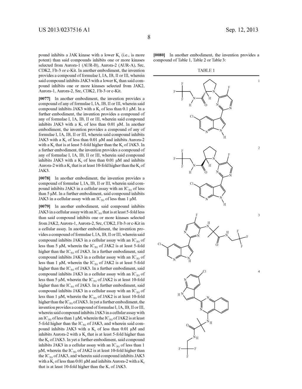 AZAINDOLES USEFUL AS INHIBITORS OF JANUS KINASES - diagram, schematic, and image 09