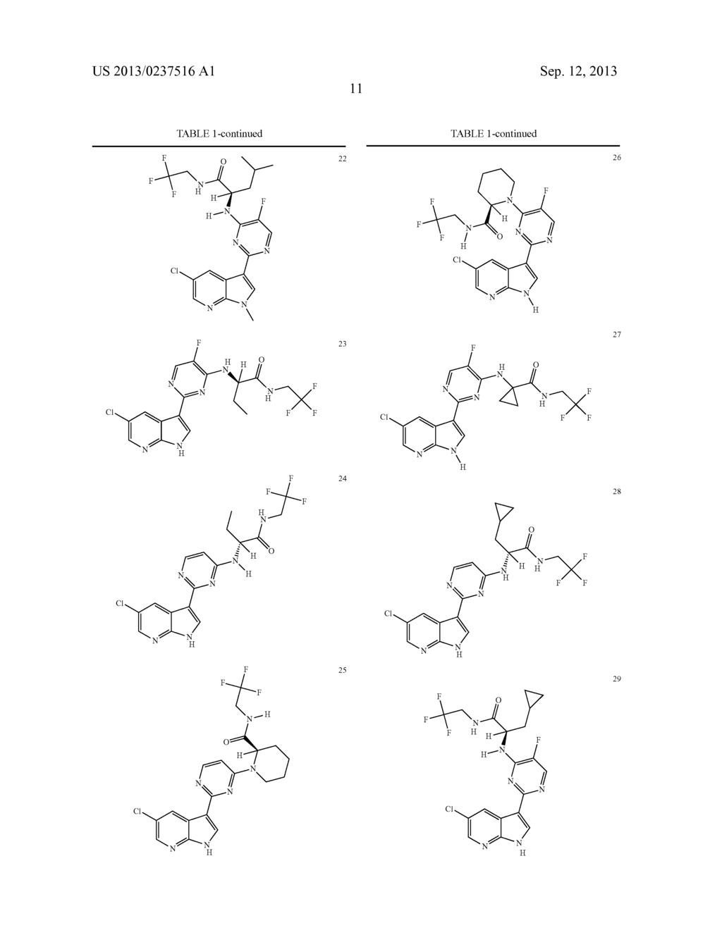 AZAINDOLES USEFUL AS INHIBITORS OF JANUS KINASES - diagram, schematic, and image 12