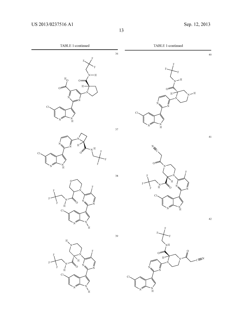 AZAINDOLES USEFUL AS INHIBITORS OF JANUS KINASES - diagram, schematic, and image 14