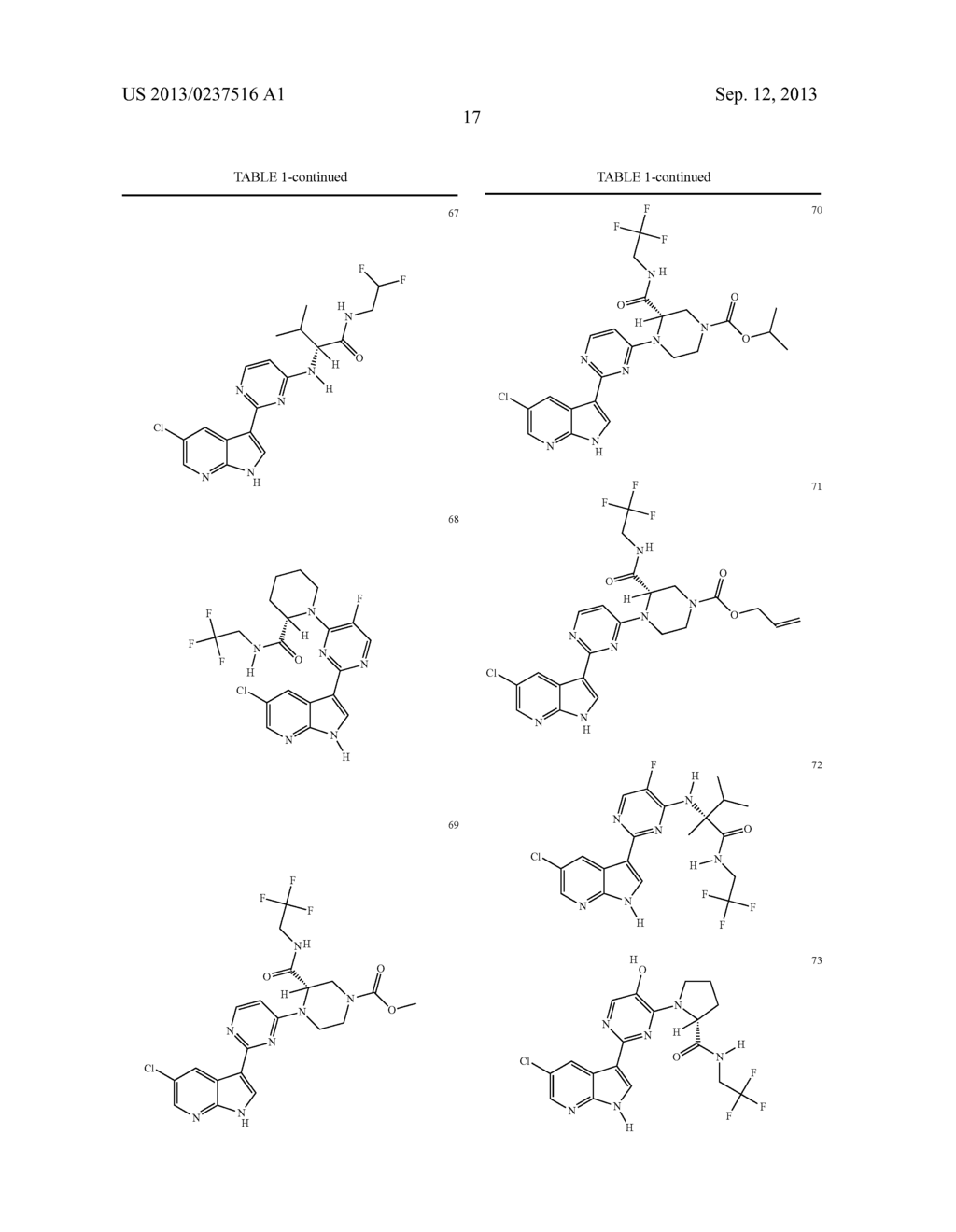 AZAINDOLES USEFUL AS INHIBITORS OF JANUS KINASES - diagram, schematic, and image 18