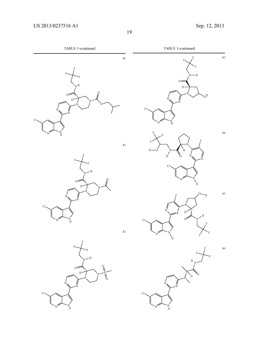 AZAINDOLES USEFUL AS INHIBITORS OF JANUS KINASES - diagram, schematic, and image 20