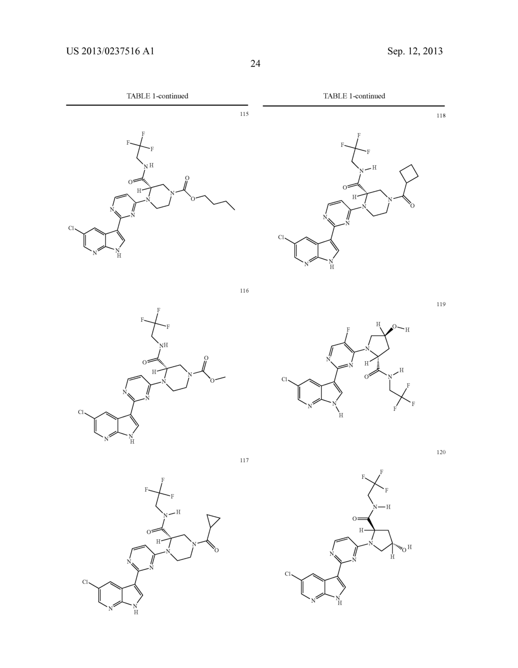 AZAINDOLES USEFUL AS INHIBITORS OF JANUS KINASES - diagram, schematic, and image 25