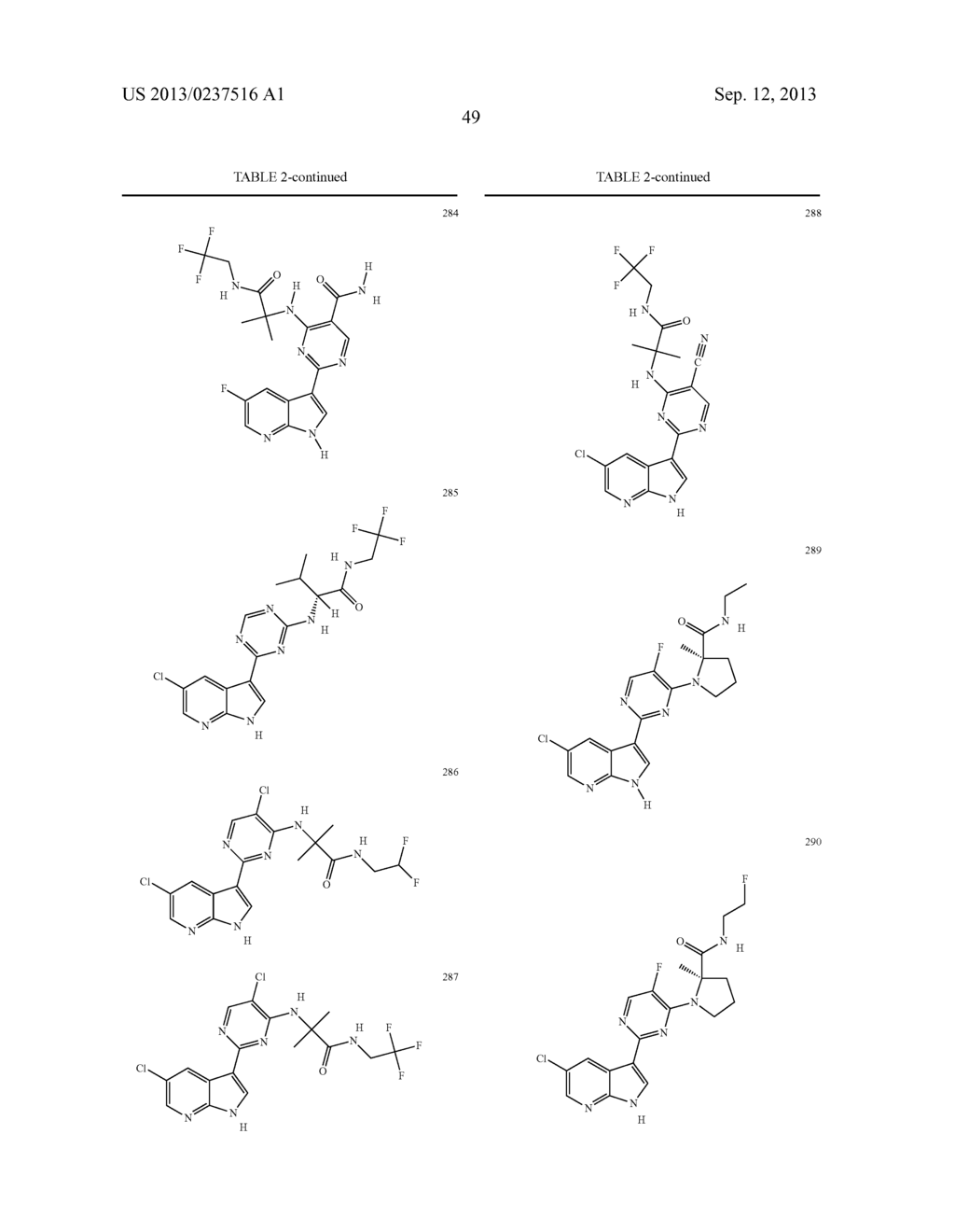 AZAINDOLES USEFUL AS INHIBITORS OF JANUS KINASES - diagram, schematic, and image 50