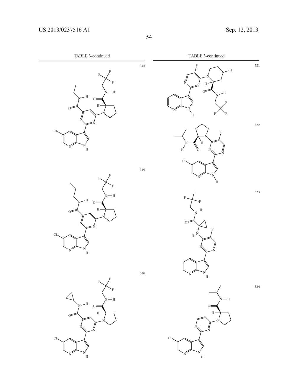 AZAINDOLES USEFUL AS INHIBITORS OF JANUS KINASES - diagram, schematic, and image 55