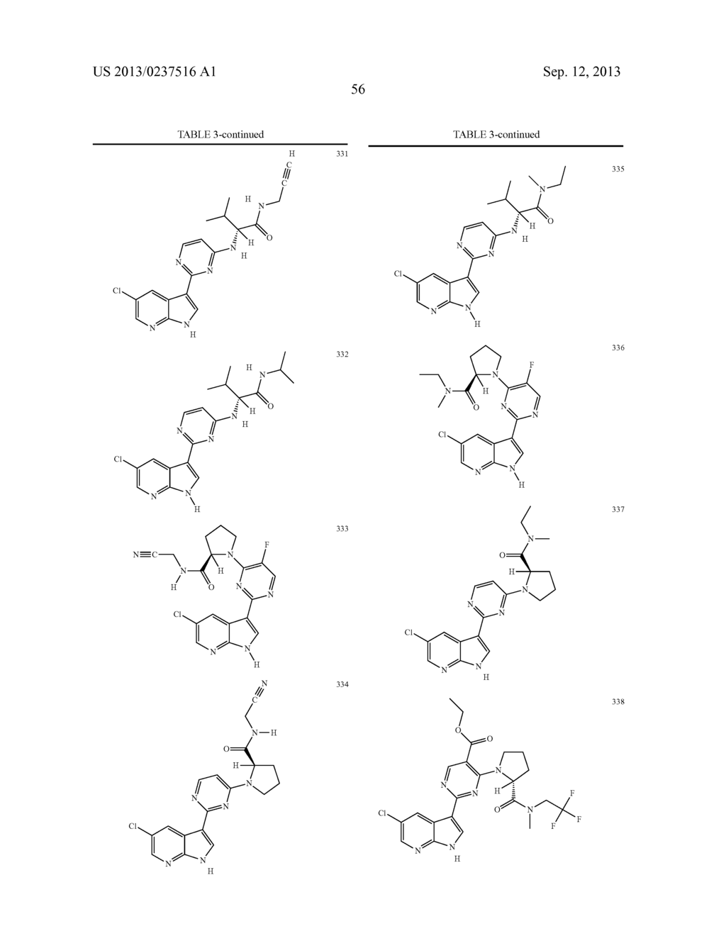 AZAINDOLES USEFUL AS INHIBITORS OF JANUS KINASES - diagram, schematic, and image 57