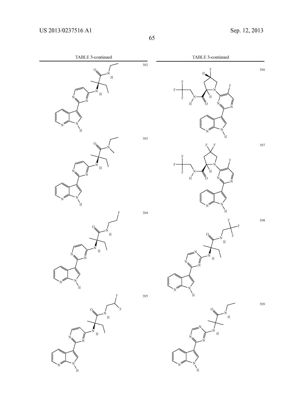 AZAINDOLES USEFUL AS INHIBITORS OF JANUS KINASES - diagram, schematic, and image 66