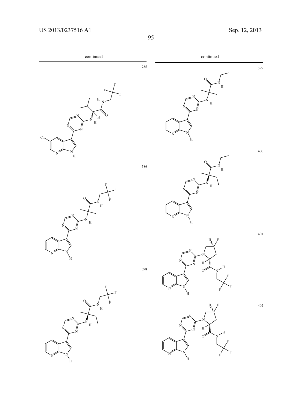 AZAINDOLES USEFUL AS INHIBITORS OF JANUS KINASES - diagram, schematic, and image 96
