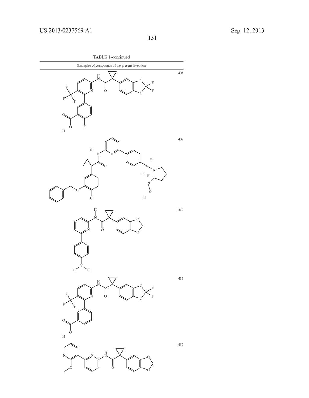 MODULATORS OF ATP-BINDING CASSETTE TRANSPORTERS - diagram, schematic, and image 132