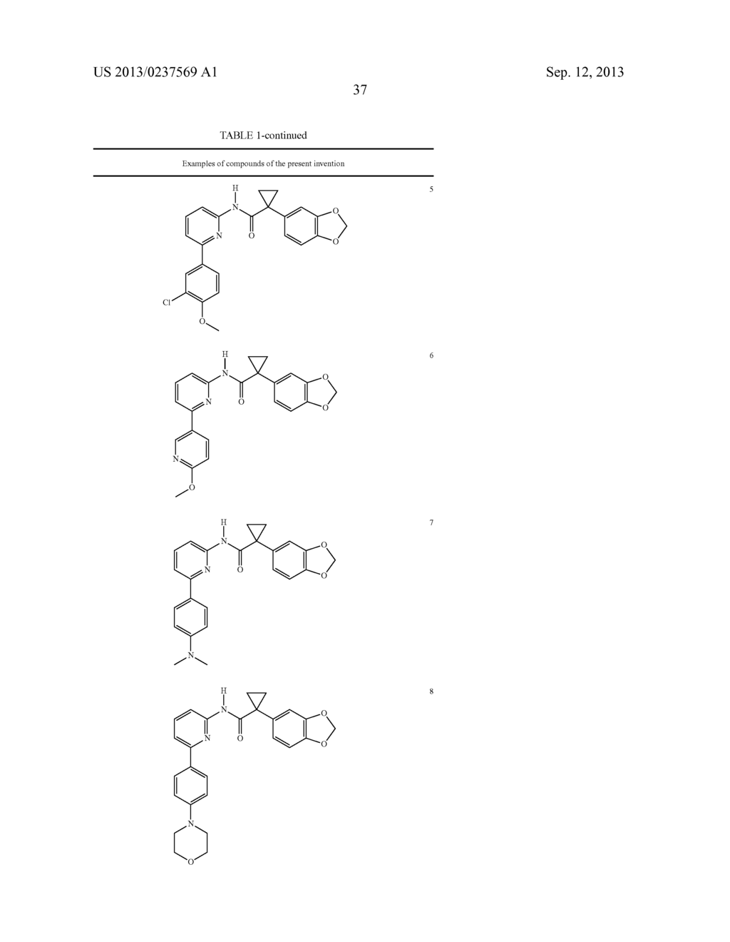MODULATORS OF ATP-BINDING CASSETTE TRANSPORTERS - diagram, schematic, and image 38
