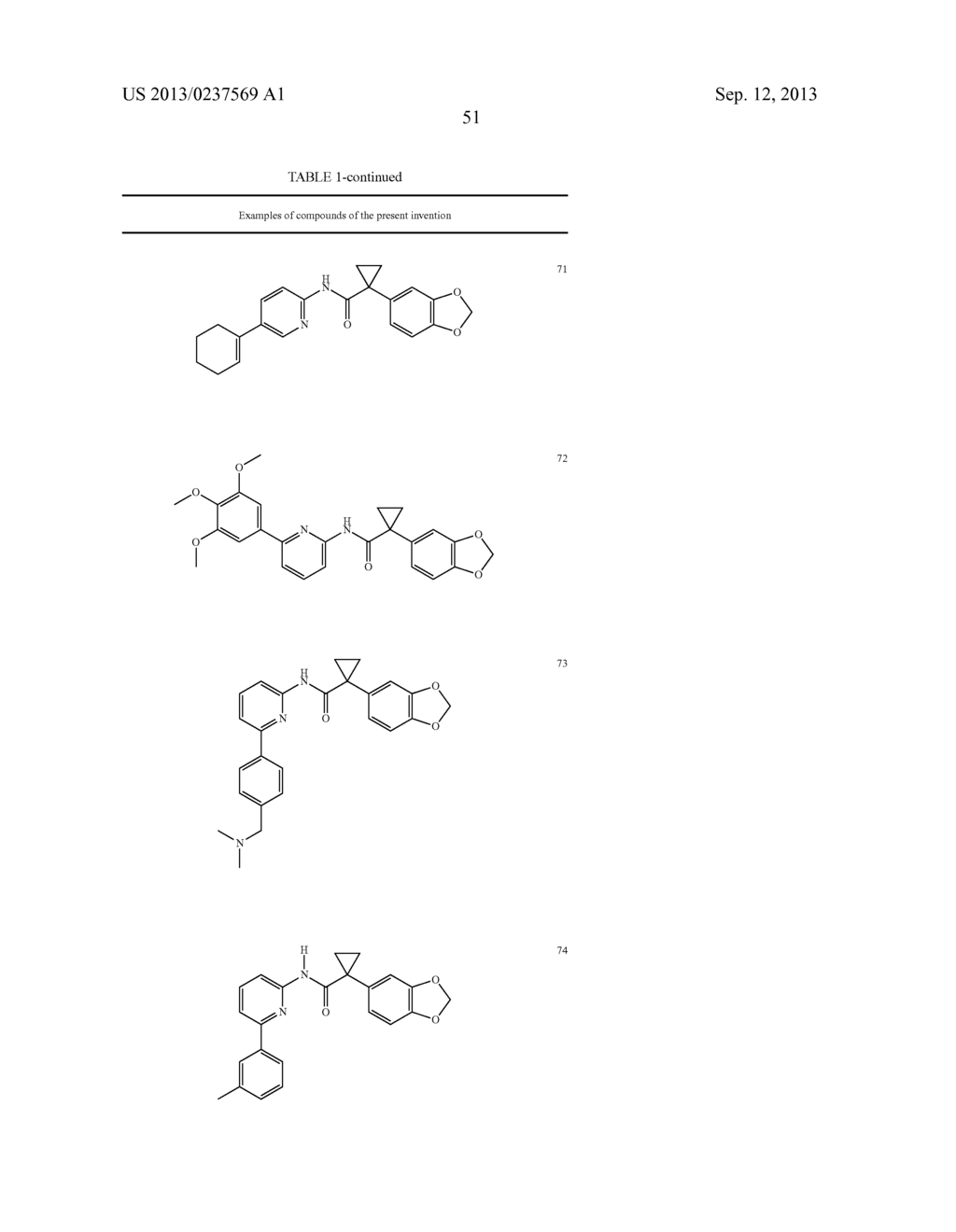 MODULATORS OF ATP-BINDING CASSETTE TRANSPORTERS - diagram, schematic, and image 52