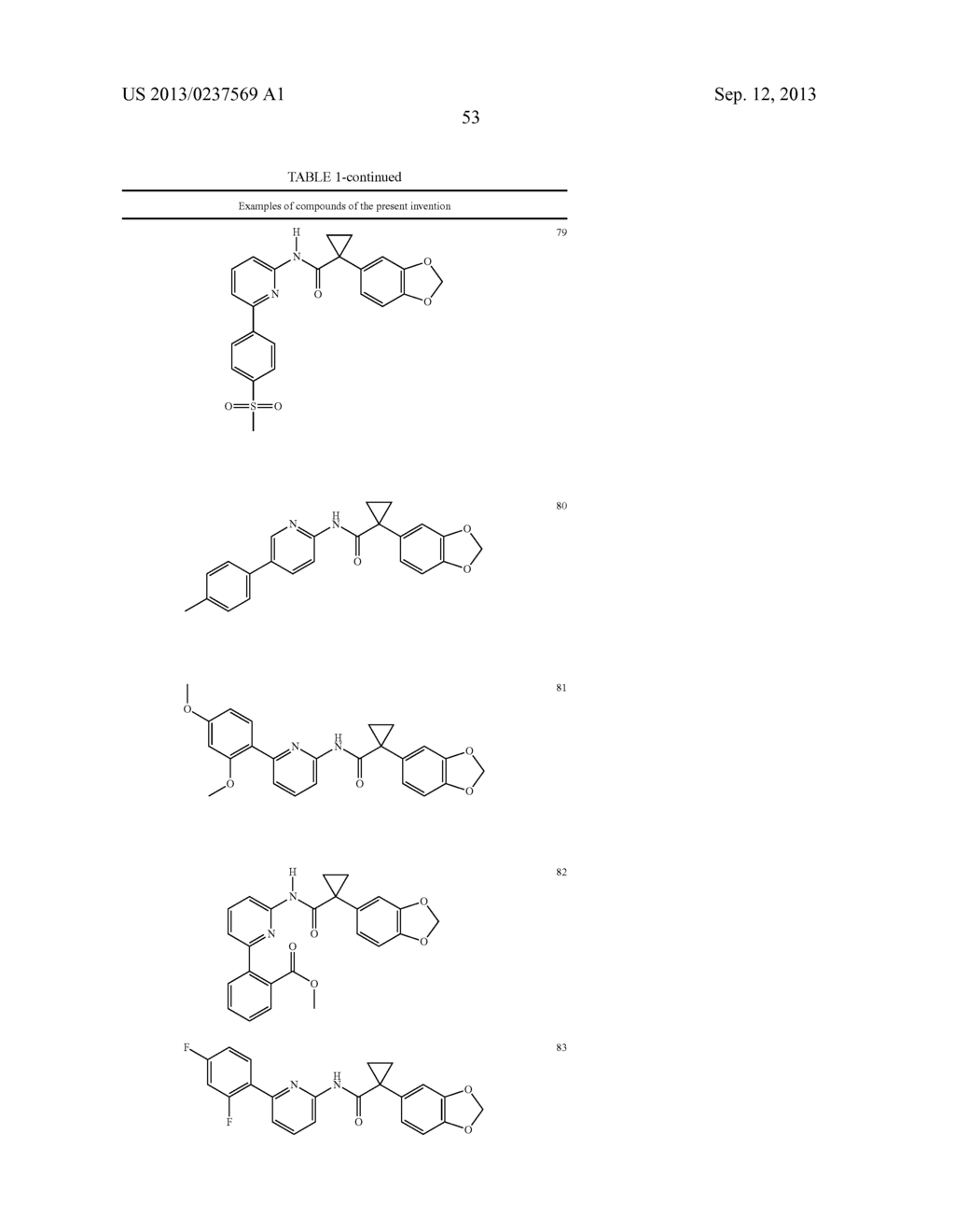 MODULATORS OF ATP-BINDING CASSETTE TRANSPORTERS - diagram, schematic, and image 54