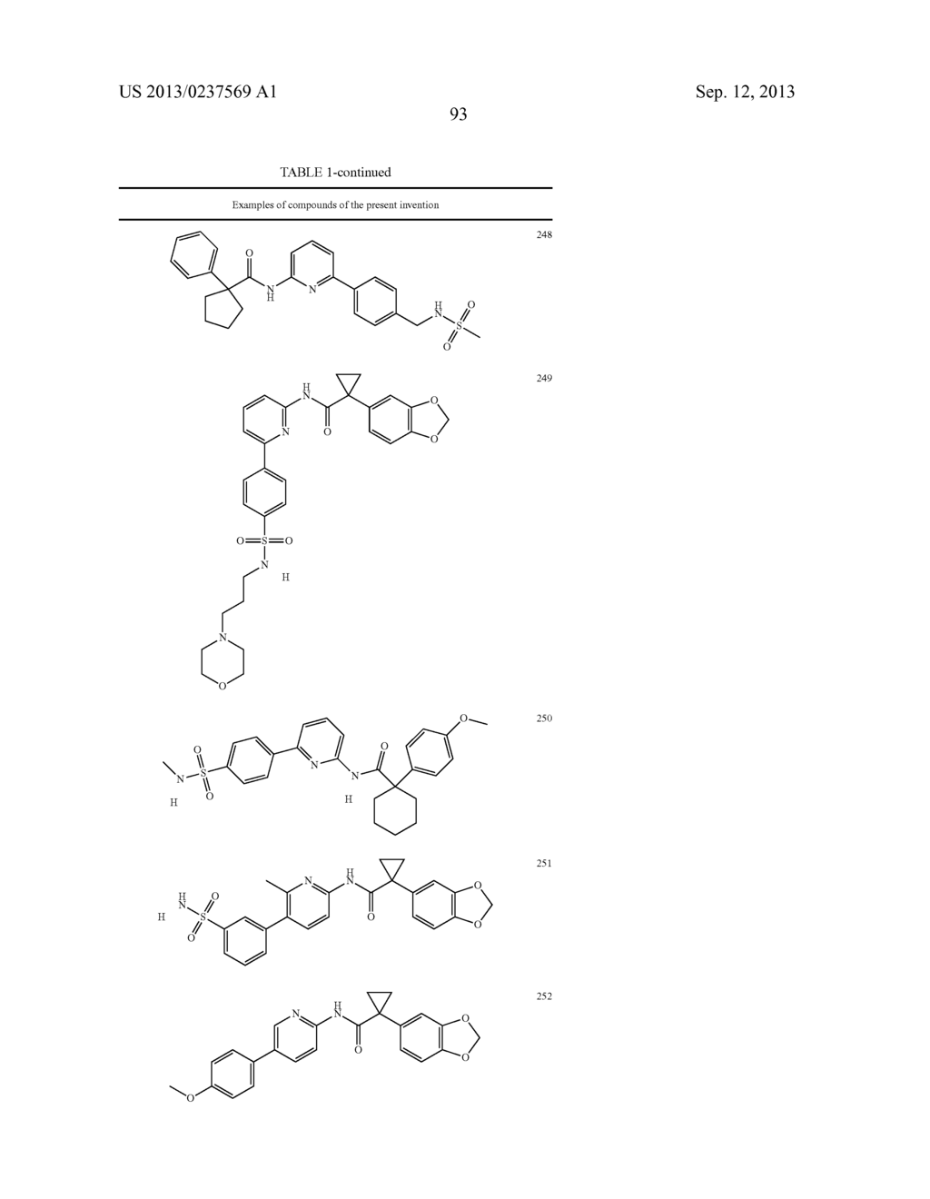 MODULATORS OF ATP-BINDING CASSETTE TRANSPORTERS - diagram, schematic, and image 94