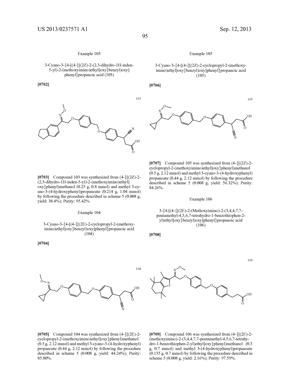 AGONISTS OF GPR40 - diagram, schematic, and image 96