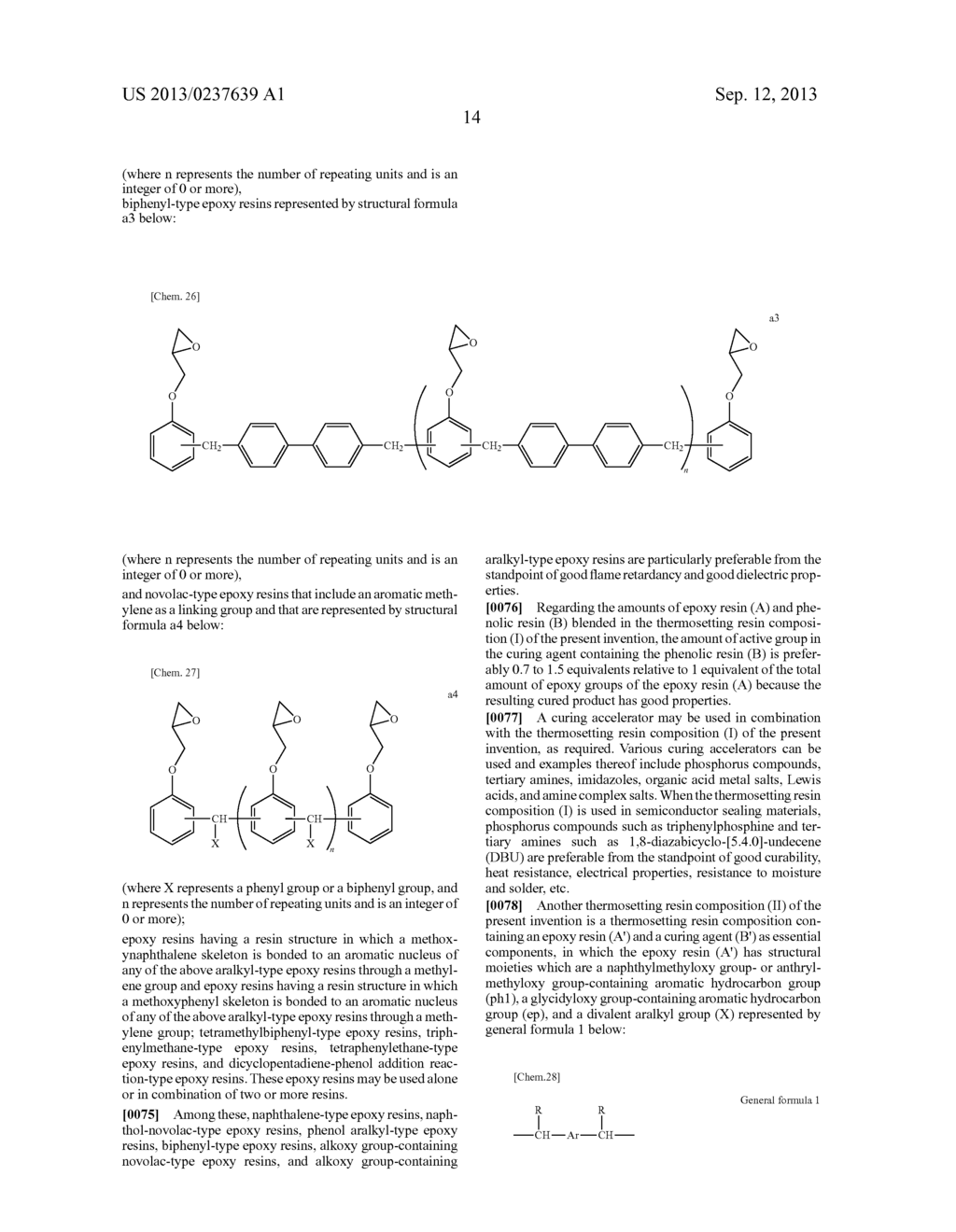 CURABLE RESIN COMPOSITION, CURED PRODUCT THEREOF, PHENOLIC RESIN, EPOXY     RESIN, AND SEMICONDUCTOR SEALING MATERIAL - diagram, schematic, and image 22