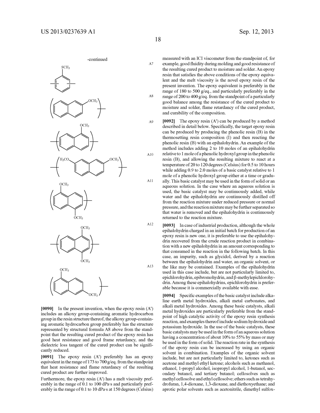 CURABLE RESIN COMPOSITION, CURED PRODUCT THEREOF, PHENOLIC RESIN, EPOXY     RESIN, AND SEMICONDUCTOR SEALING MATERIAL - diagram, schematic, and image 26