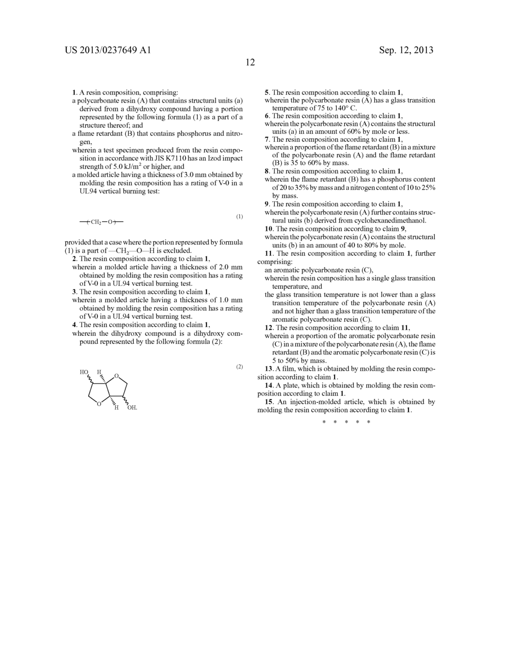 RESIN COMPOSITION, AND FILM, PLATE AND INJECTION-MOLDED ARTICLE OBTAINED     BY MOLDING THE SAME - diagram, schematic, and image 13