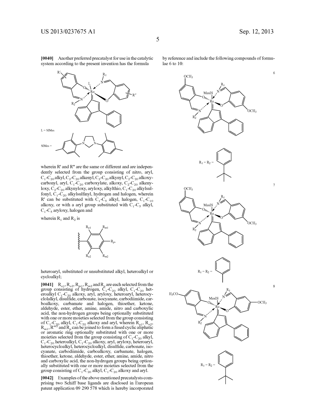 INHIBITORS OF RUTHENIUM OLEFIN METATHESIS CATALYSTS - diagram, schematic, and image 06