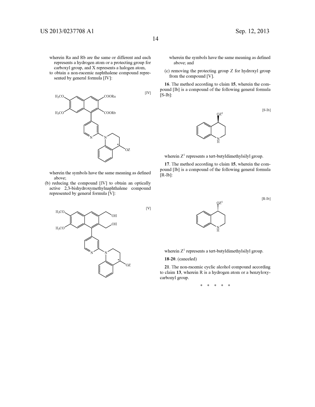 Optically Active Cyclic Alcohol Compound And Method For Preparing The Same - diagram, schematic, and image 15