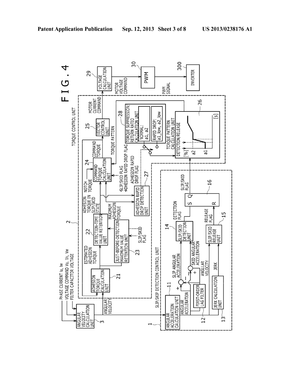 CONTROL DEVICE FOR ELECTRIC ROLLING STOCK - diagram, schematic, and image 04