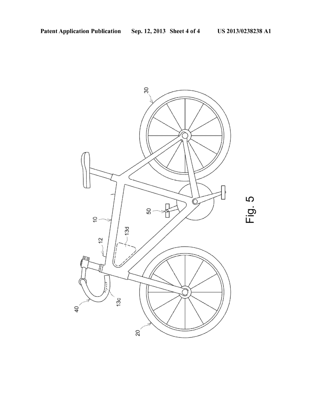 BICYCLE FRAME OF CARBON FIBER AND BICYCLE INCLUDING THE SAME - diagram, schematic, and image 05