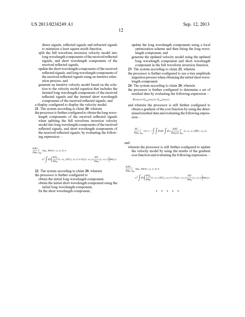 SEISMIC REFLECTION FULL WAVEFORM INVERSION FOR REFLECTED SEISMIC DATA - diagram, schematic, and image 24