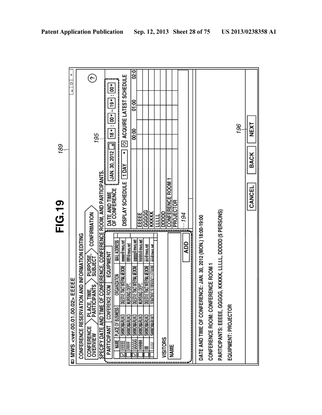 CONFERENCE PREPARATION APPARATUS, CONFERENCE PREPARATION METHOD, AND     STORAGE MEDIUM - diagram, schematic, and image 29