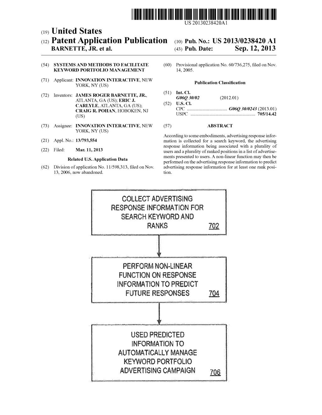 Systems and Methods to Facilitate Keyword Portfolio Management - diagram, schematic, and image 01