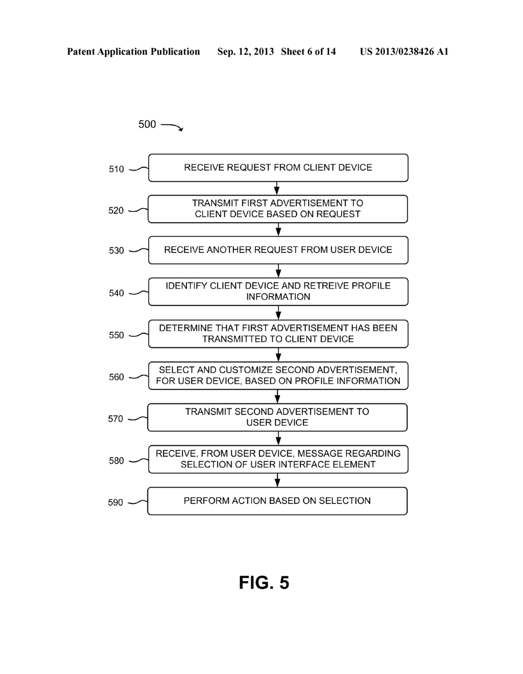 PROVIDING ADVERTISEMENTS VIA MULTIPLE DEVICES - diagram, schematic, and image 07